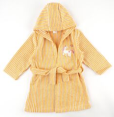 %100 Pamuklu Kız Çocuk Bornozu