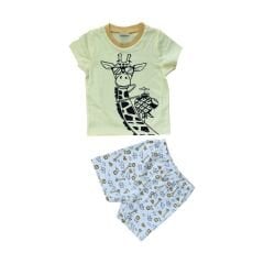 Erkek Bebek Çocuk %100 Pamuklu Şortlu Takım (1-4 Yaş)