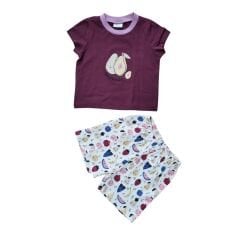 Kız Bebek Çocuk %100 Pamuklu Şortlu Takım (1-4 Yaş)