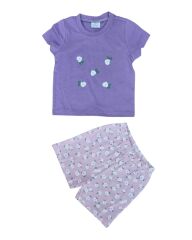 Kız Bebek Çocuk %100 Pamuklu Şortlu Takım (1-4 Yaş)