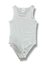 4'lü %100 Pamuk Alttan Çıtçıtlı Beyaz Atlet Body