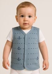 %70 Bambu %30 Pamuk Bebek Yelek – 9-36 Ay
