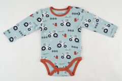 Uzun Kollu %100 Organik Pamuk Bebek Body – 0-36 Ay
