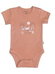 Kısa Kollu Bambu Bebek Body 0-36 Ay