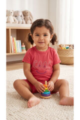 Miniklere Özel Kız & Erkek Bebek Pamuklu Kısa Paça Tulum Cool Yazılı - 3-6 Ay
