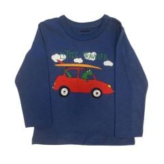 %100 Pamuk Uzun Kollu Çocuk Tişört – 2-6 Yaş