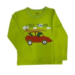 %100 Pamuk Uzun Kollu Çocuk Tişört – 2-6 Yaş