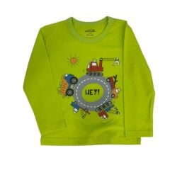 %100 Pamuk Uzun Kollu Çocuk Tişört – 2-6 Yaş