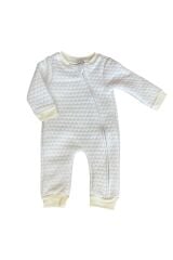 %100 Pamuk Kapitone Bebek Tulumu
