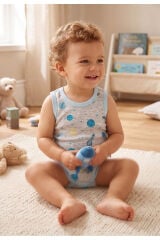 %100 ORGANİK PAMUK 2'li Atlet Body 0-36 Ay