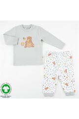 %100 Organik Bebek Pijama Takımı 3 - 36 Ay