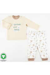 %100 Organik Bebek Pijama Takımı 3 - 36 Ay